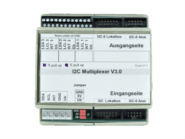 I2C-Multiplexer V3.0, 3xFernbus, 1xLokalbus